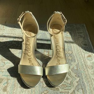 Sam Edelman Heels in Gold